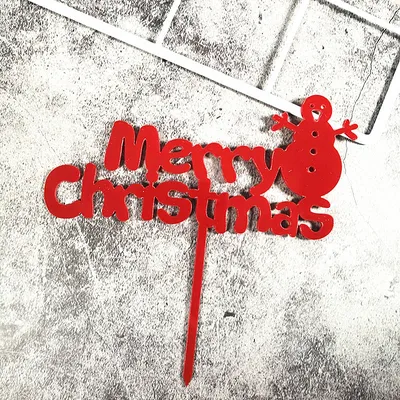 Christmas Cake Topper Acrylic Decoration Christmas Cake Topper Acrylic Decoration