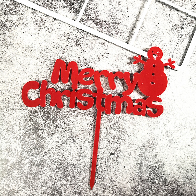 Christmas Cake Topper Acrylic Decoration Christmas Cake Topper Acrylic Decoration