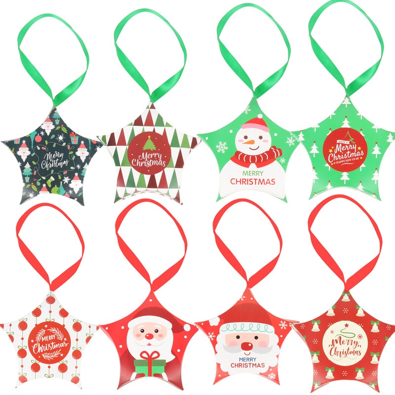 Christmas Candy Bags 8PCs Mini Gift Boxes Christmas Candy Bags 8PCs Mini Gift Boxes