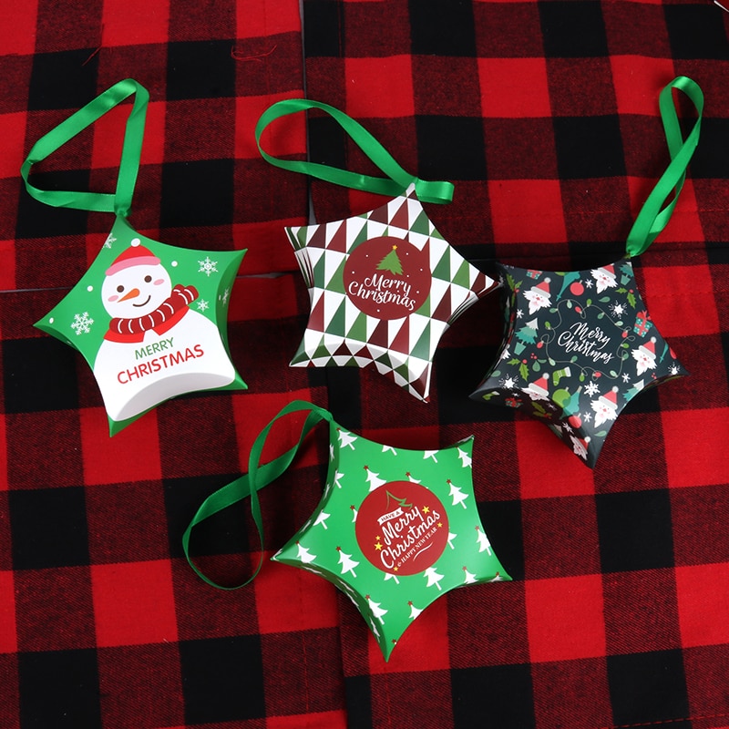 Christmas Candy Bags 8PCs Mini Gift Boxes Christmas Candy Bags 8PCs Mini Gift Boxes