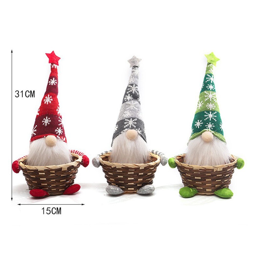 Christmas Candy Basket Home Ornament Christmas Candy Basket Home Ornament