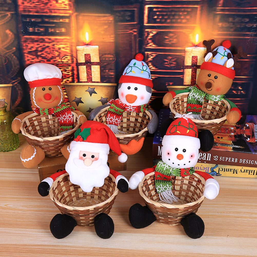 Christmas Candy Basket Home Ornament Christmas Candy Basket Home Ornament