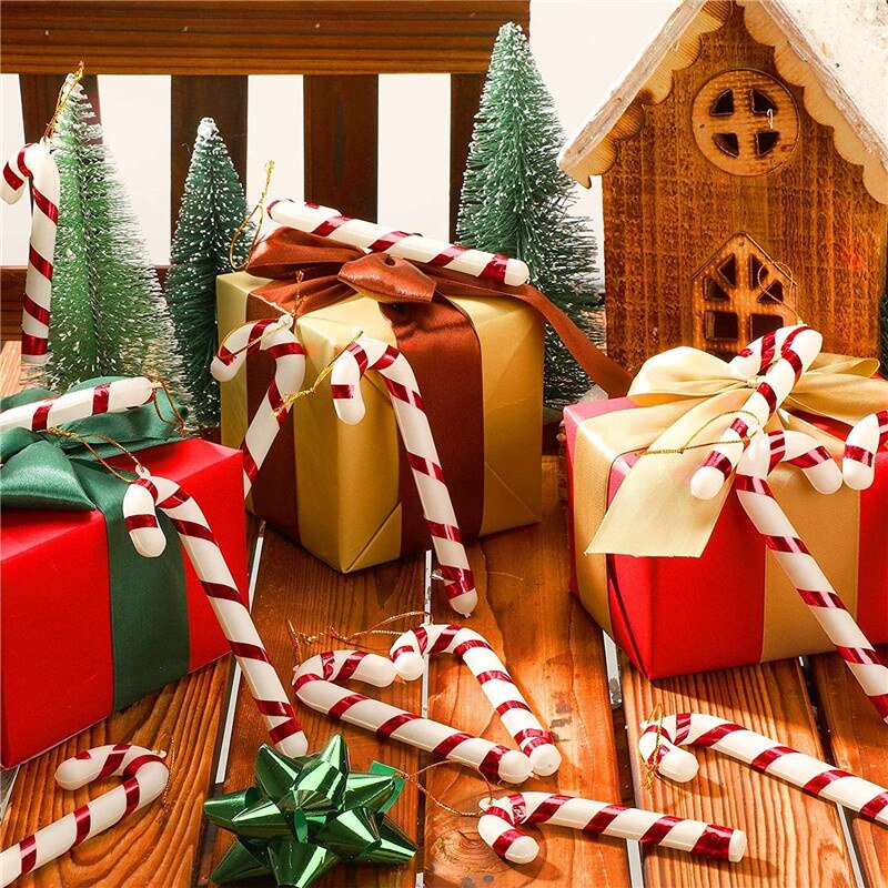 Christmas Candy Cane Ornaments (24 pcs) Christmas Candy Cane Ornaments (24 pcs)