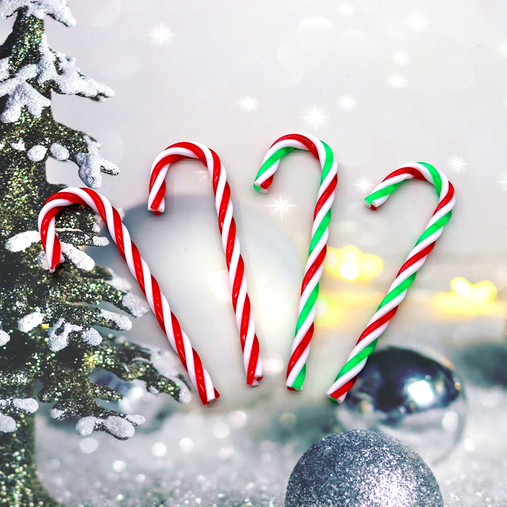 Christmas Candy Cane Tree Decorations (6pcs) Christmas Candy Cane Tree Decorations (6pcs)
