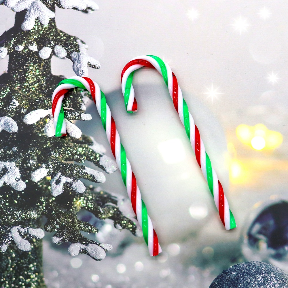 Christmas Candy Cane Tree Decorations (6pcs) Christmas Candy Cane Tree Decorations (6pcs)