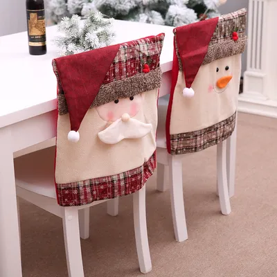 Christmas Chair Cover Home Decor Christmas Chair Cover Home Decor