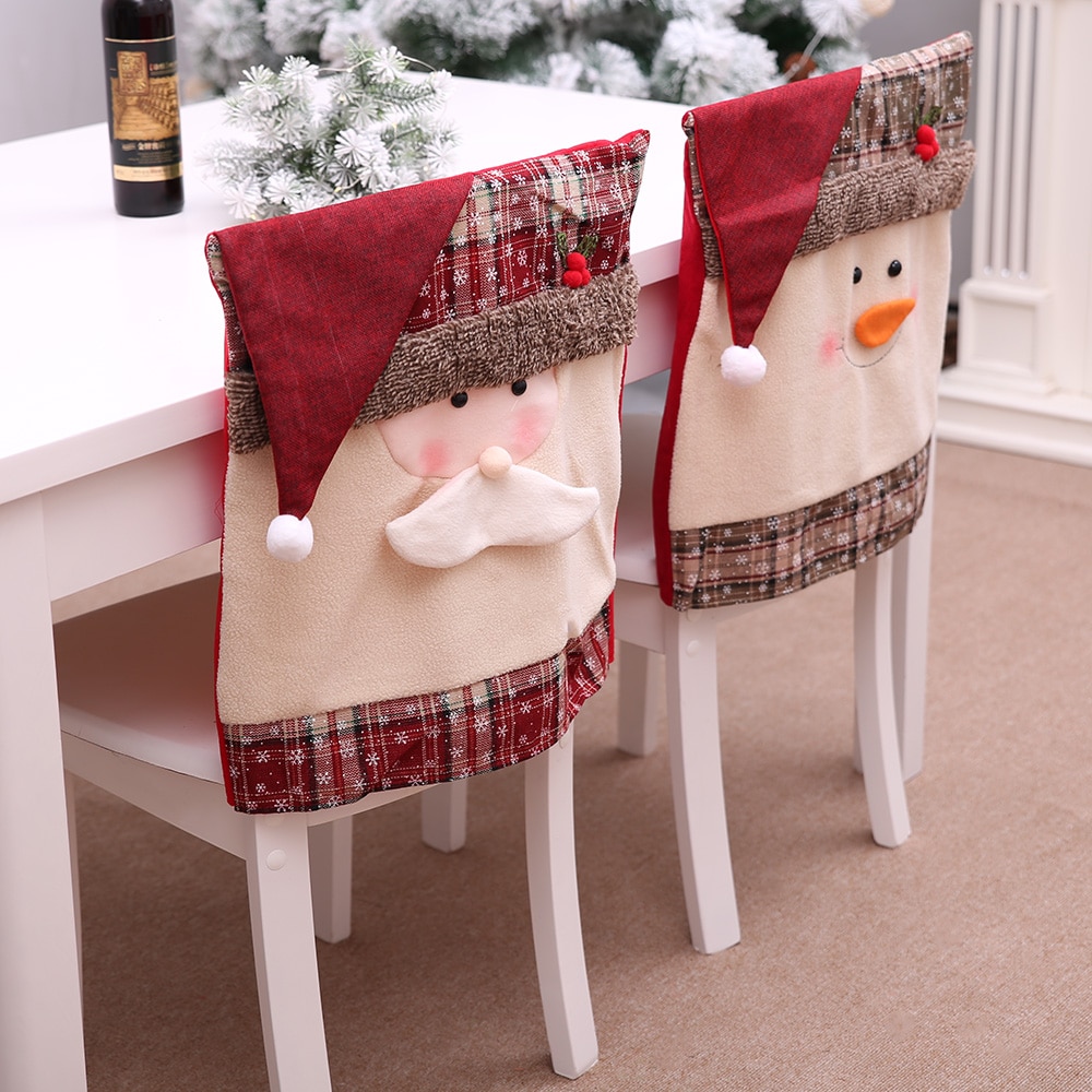 Christmas Chair Cover Home Decor Christmas Chair Cover Home Decor