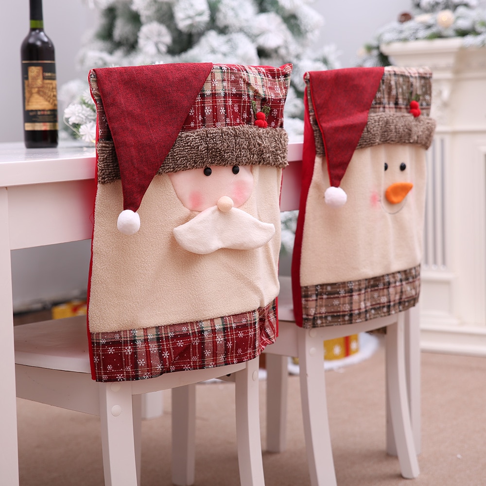 Christmas Chair Cover Home Decor Christmas Chair Cover Home Decor