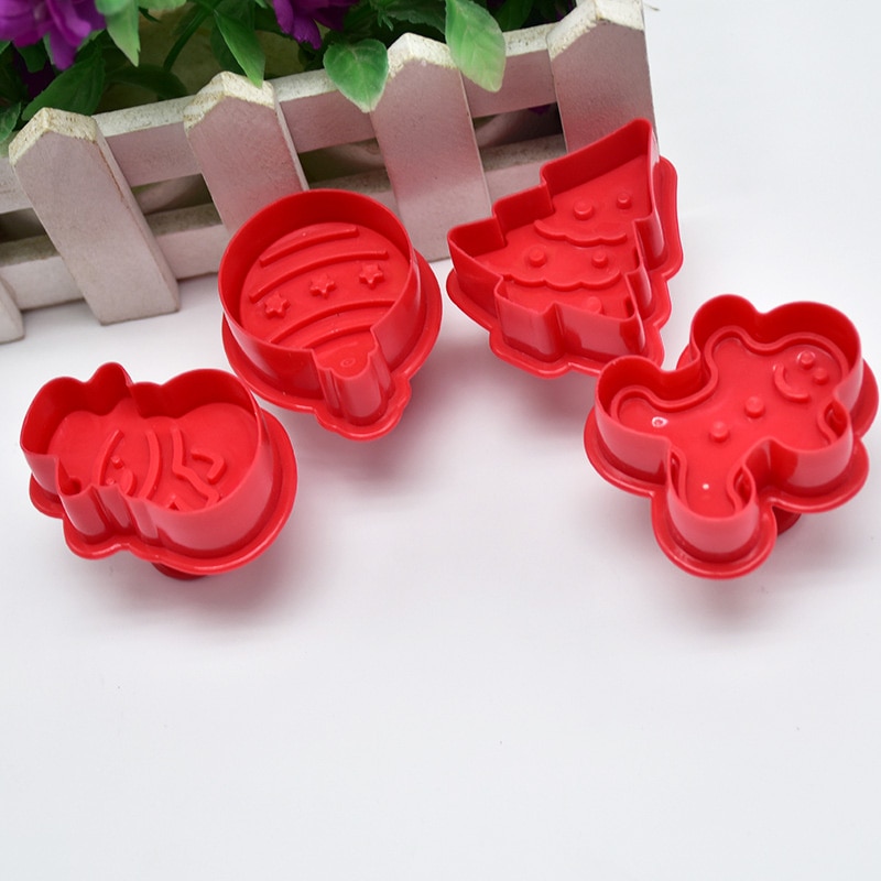Christmas Cookie Cutters Baking Mold 4pcs/set Christmas Cookie Cutters Baking Mold 4pcs/set