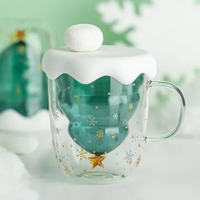 Christmas Cup Creative Double Layer Christmas Cup Creative Double Layer