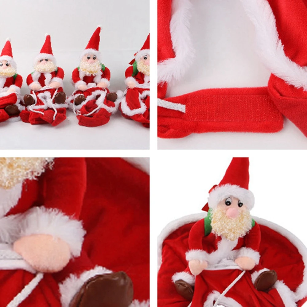 Christmas Dog Costume Funny Christmas Santa Claus Riding on Dog Pet Cat Holiday Outfit Clothes Dressing up for