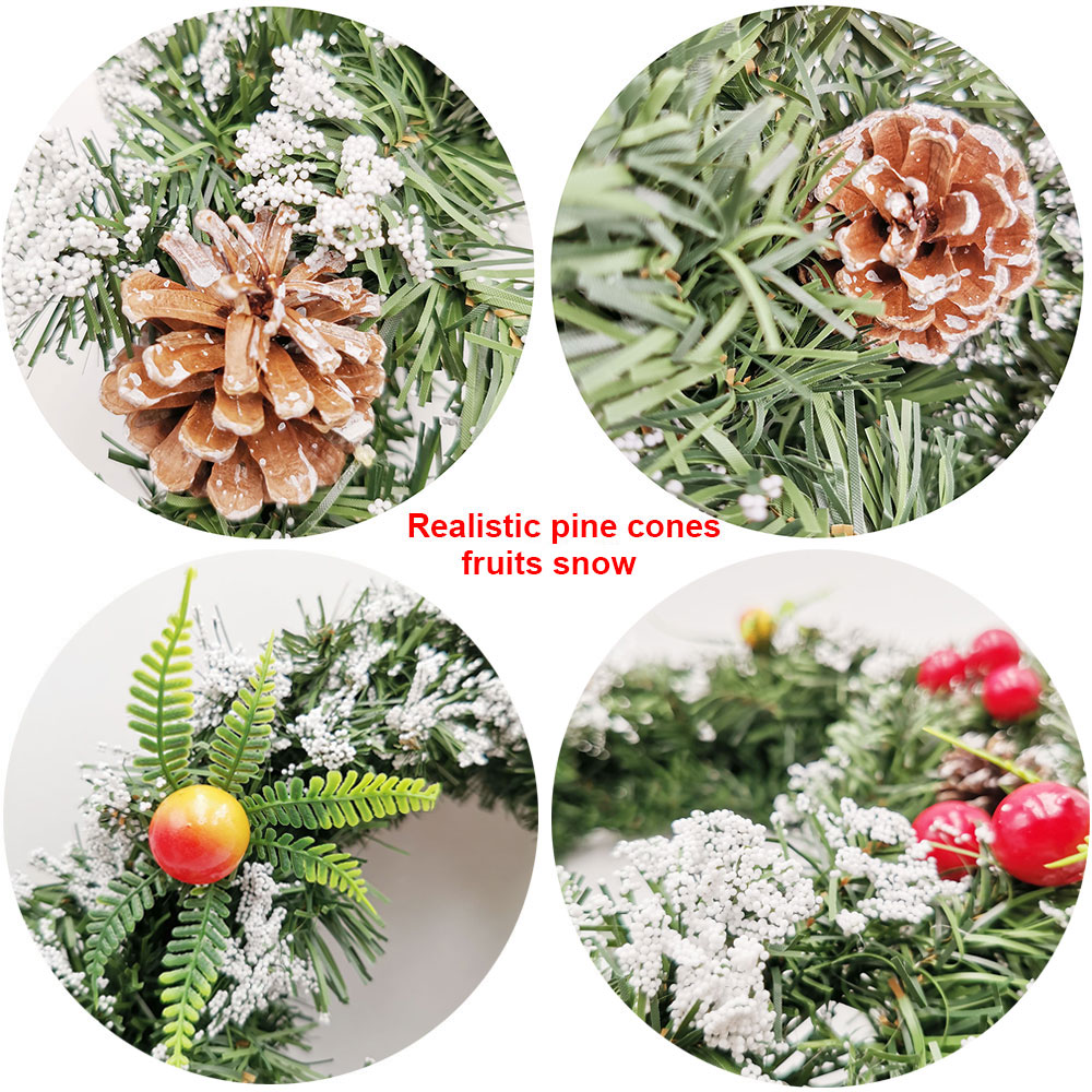 Christmas Door Wreath Holiday Decor Christmas Door Wreath Holiday Decor