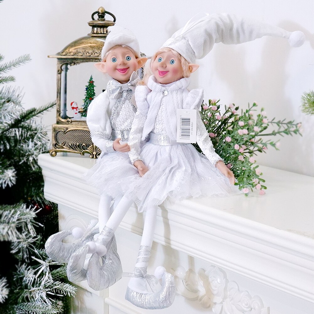 Christmas Elves Decor Plush Dolls (2 pcs) Christmas Elves Decor Plush Dolls (2 pcs)
