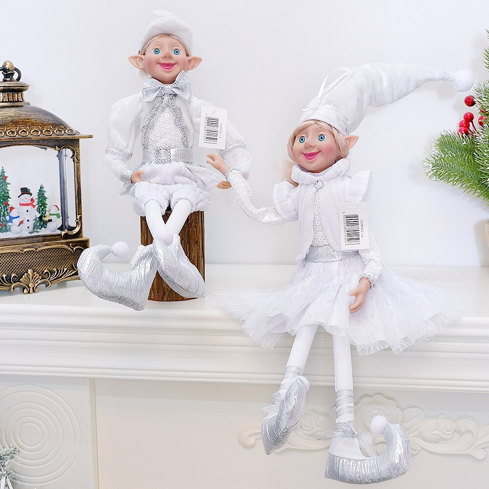 Christmas Elves Decor Plush Dolls (2 pcs) Christmas Elves Decor Plush Dolls (2 pcs)