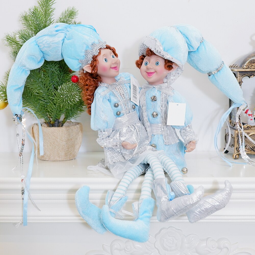 Christmas Elves Decor Plush Dolls (2 pcs) Christmas Elves Decor Plush Dolls (2 pcs)