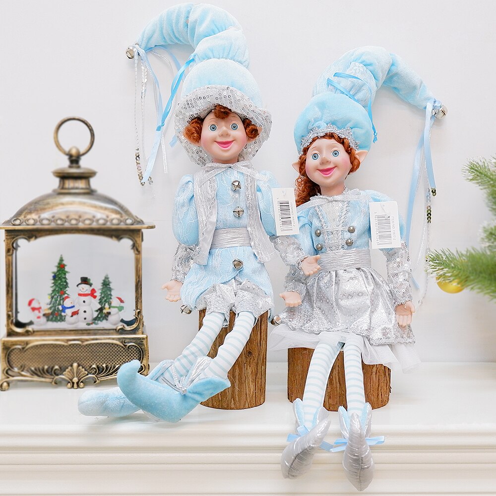Christmas Elves Decor Plush Dolls (2 pcs) Christmas Elves Decor Plush Dolls (2 pcs)
