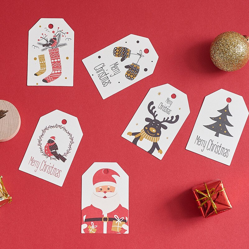 Christmas Gift Labels Paper Tags (50pcs)