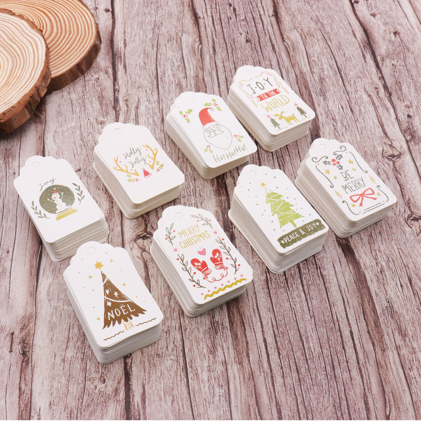 Christmas Gift Tags Small Label (50pcs)