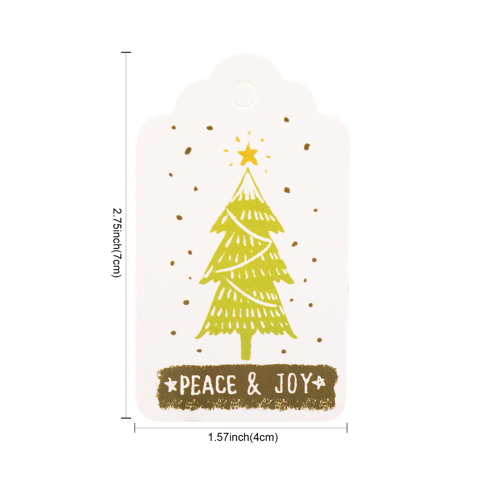 Christmas Gift Tags Small Label (50pcs) Christmas Gift Tags Small Label (50pcs)