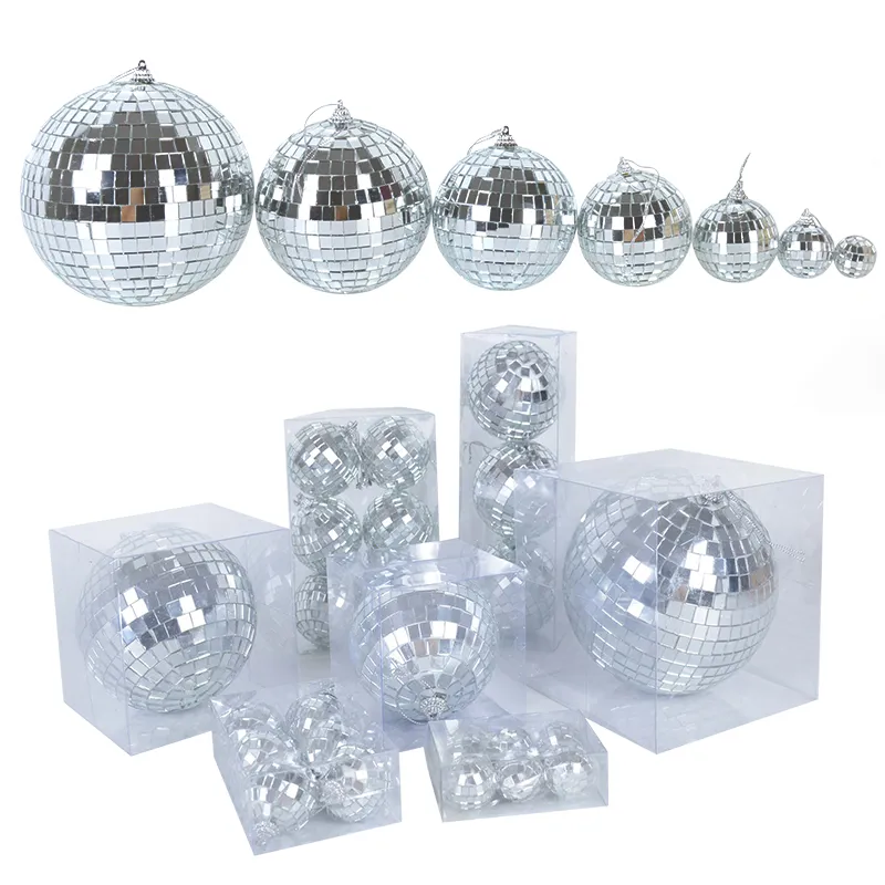 Christmas Mirror Ball Ornaments