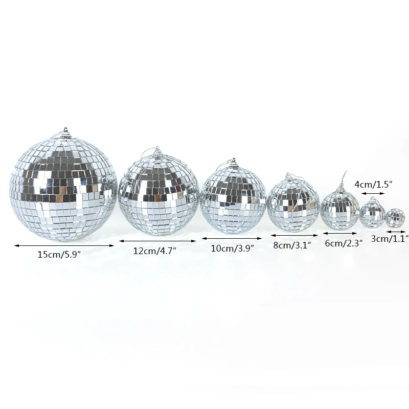 Christmas Mirror Ball Ornaments Christmas Mirror Ball Ornaments