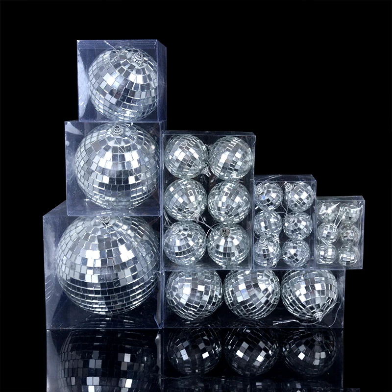 Christmas Mirror Ball Ornaments Christmas Mirror Ball Ornaments