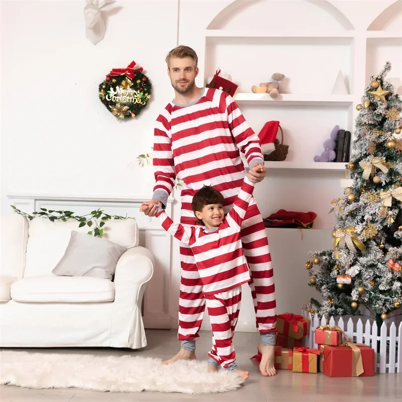 Christmas Moose Family Clothing Sets Mother Father Kids Family Matching Pajamas Set Sleepwear Pijama Fashion
