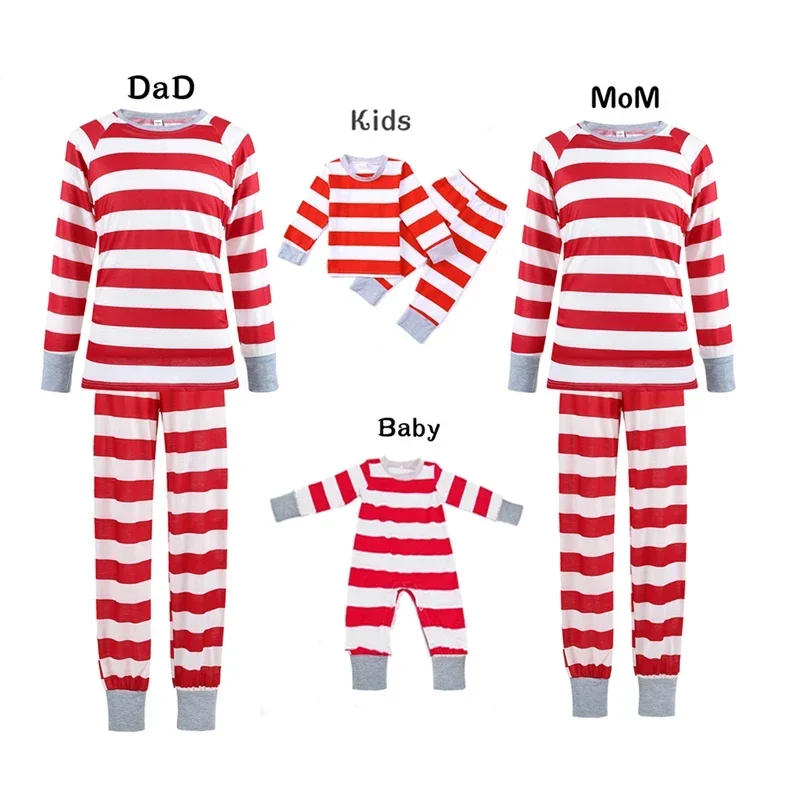 Christmas Moose Family Clothing Sets Mother Father Kids Family Matching Pajamas Set Sleepwear Pijama Fashion