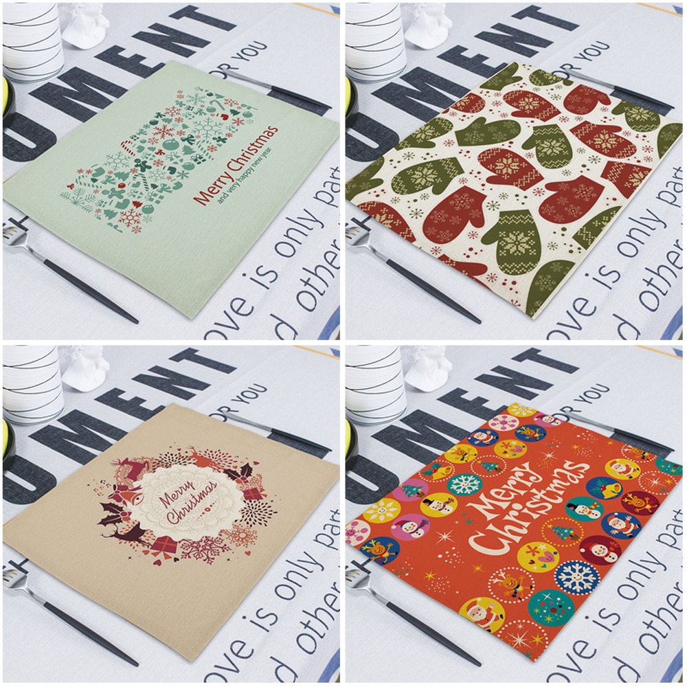 Christmas Placemats Dining Table Accessories Christmas Placemats Dining Table Accessories
