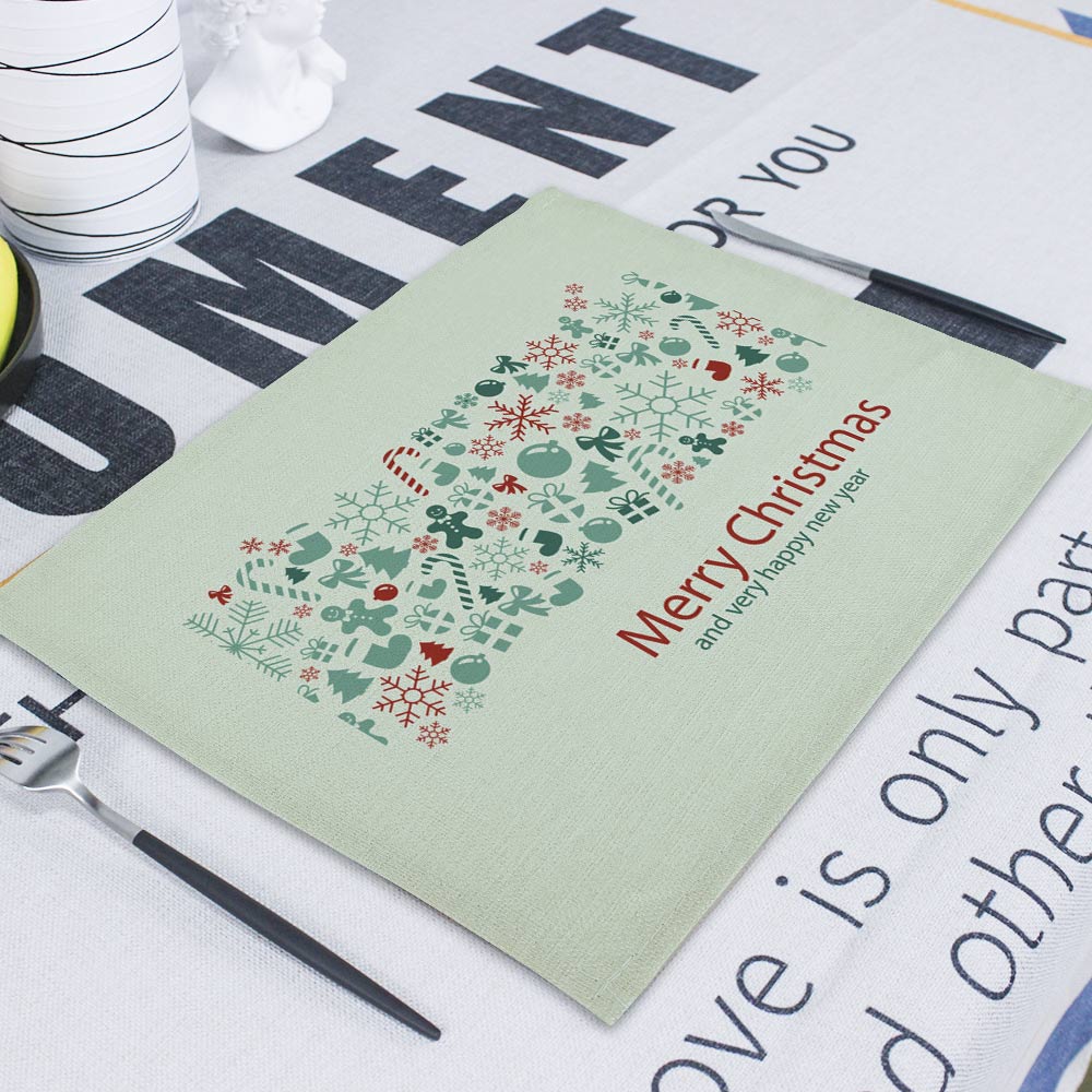 Christmas Placemats Dining Table Accessories