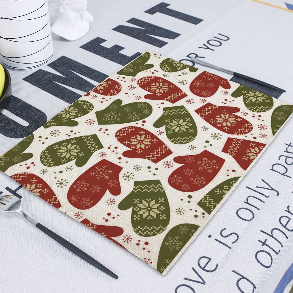 Christmas Placemats Dining Table Accessories