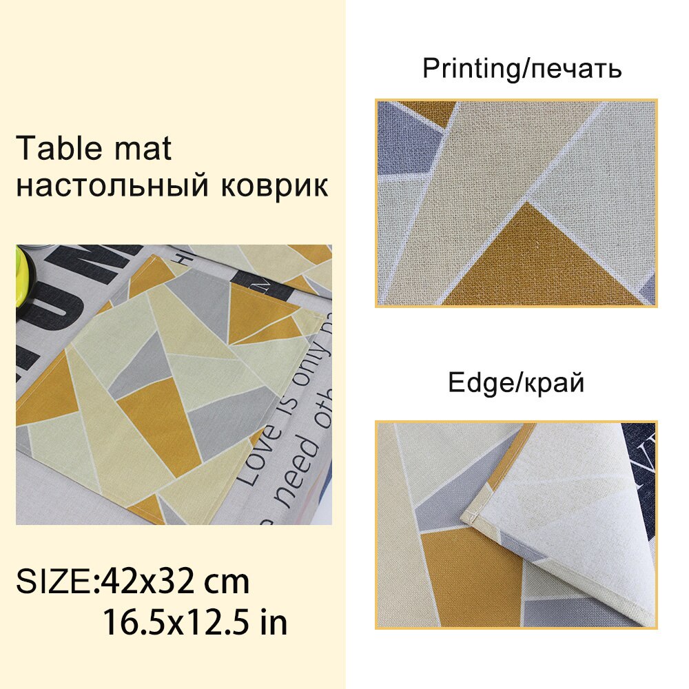 Christmas Placemats Dining Table Accessories