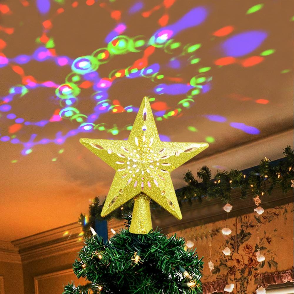 Christmas Projector Tree Topper Christmas Projector Tree Topper
