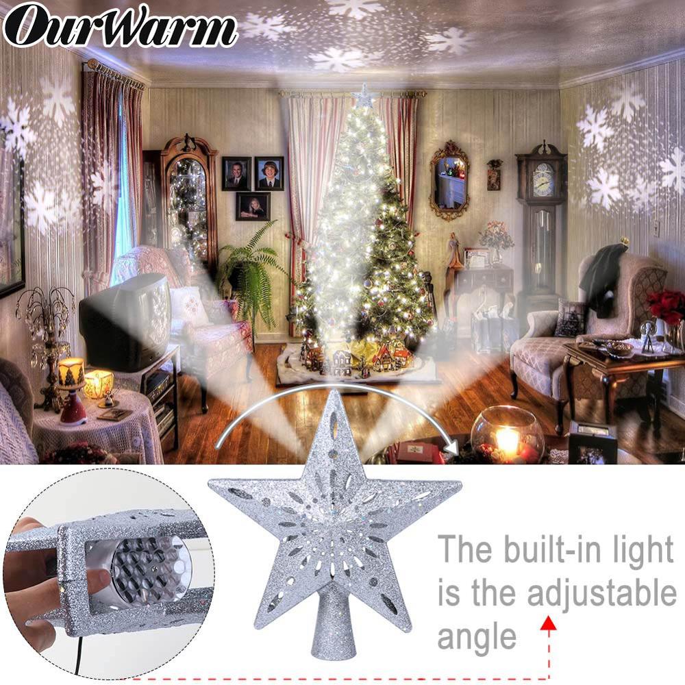 Christmas Projector Tree Topper Christmas Projector Tree Topper