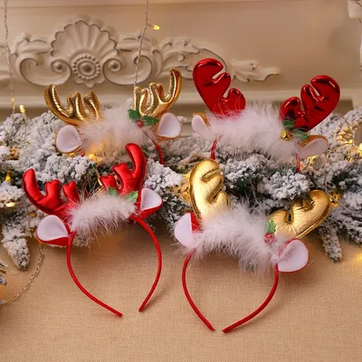 Christmas Reindeer Headband Christmas Reindeer Headband