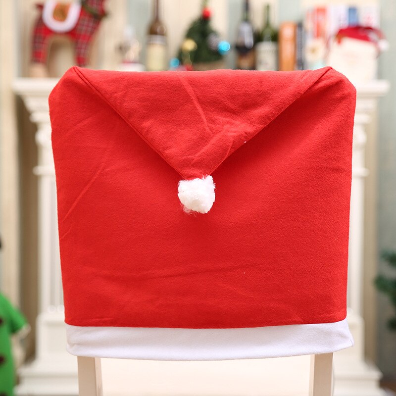 Christmas Santa Hat Chair Covers (2 pcs) Christmas Santa Hat Chair Covers (2 pcs)
