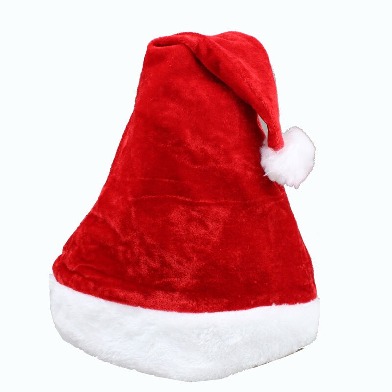 Christmas Santa Hat Plush Costume Cap