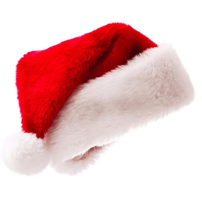Christmas Santa Hat Plush Costume Cap