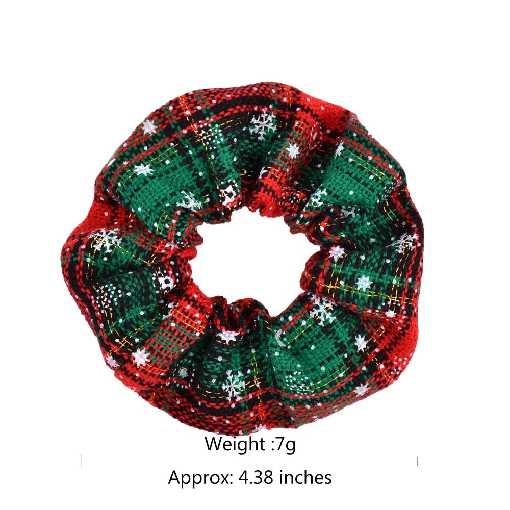 Christmas Scrunchie Fashionable Hair Accessory Christmas Scrunchie Fashionable Hair Accessory