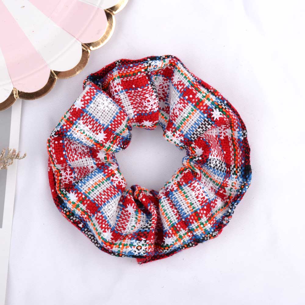 Christmas Scrunchie Fashionable Hair Accessory Christmas Scrunchie Fashionable Hair Accessory