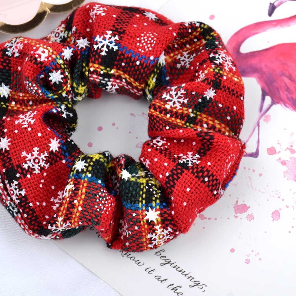 Christmas Scrunchie Fashionable Hair Accessory Christmas Scrunchie Fashionable Hair Accessory