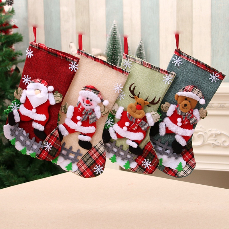 Christmas Sock Decoration Cute Xmas Stocking Christmas Sock Decoration Cute Xmas Stocking