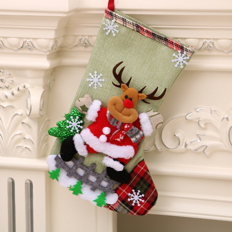 Christmas Sock Decoration Cute Xmas Stocking