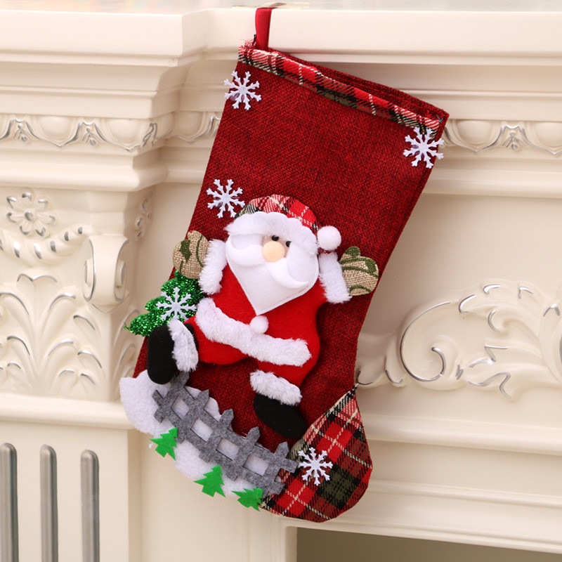 Christmas Sock Decoration Cute Xmas Stocking