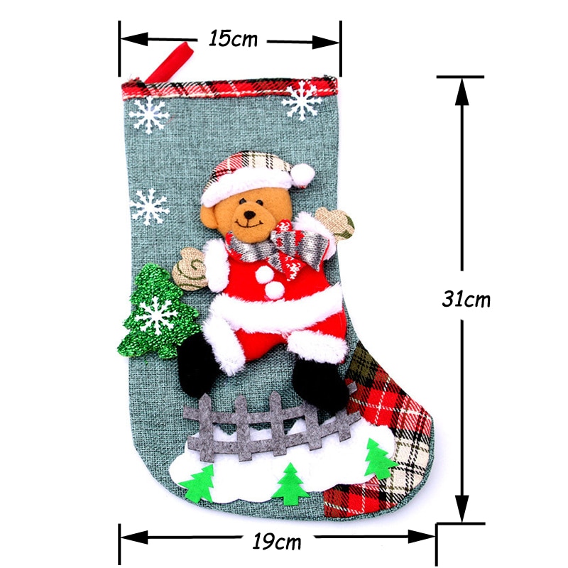 Christmas Sock Decoration Cute Xmas Stocking