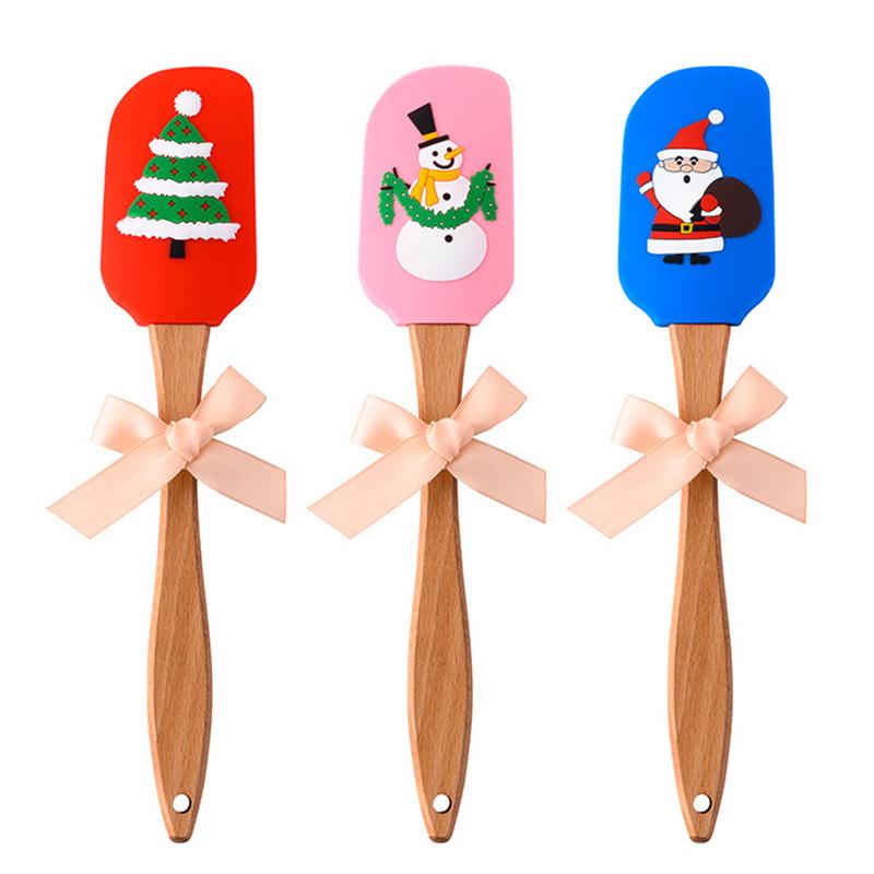 Christmas Spatula Silicone Baking Tool Christmas Spatula Silicone Baking Tool
