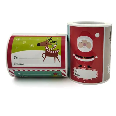 Christmas Sticker Tags (50 pcs) Christmas Sticker Tags (50 pcs)