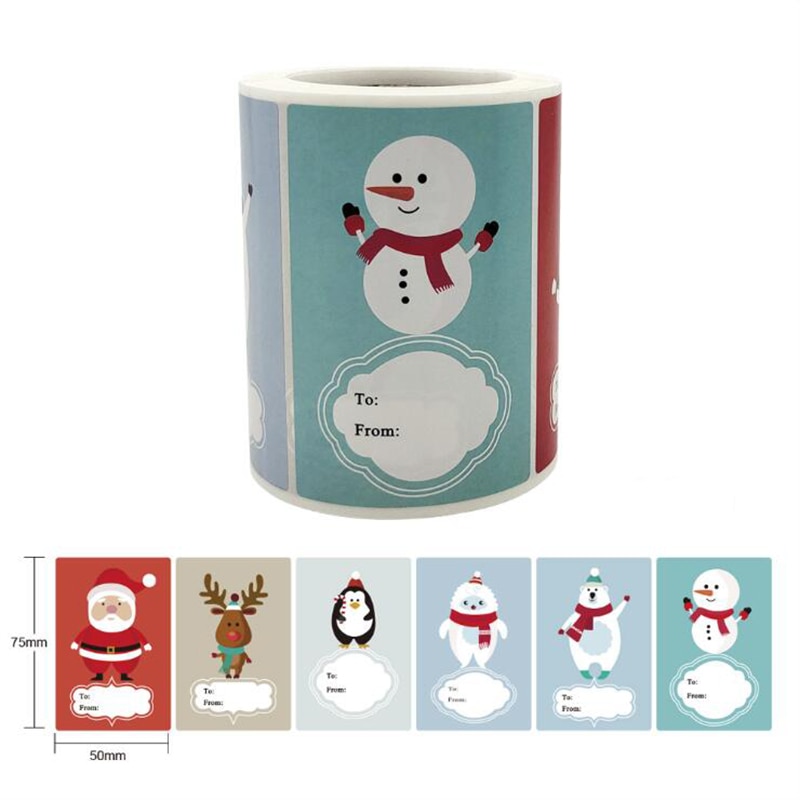 Christmas Sticker Tags (50 pcs) Christmas Sticker Tags (50 pcs)