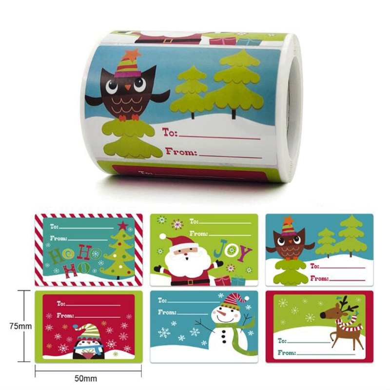 Christmas Sticker Tags (50 pcs) Christmas Sticker Tags (50 pcs)