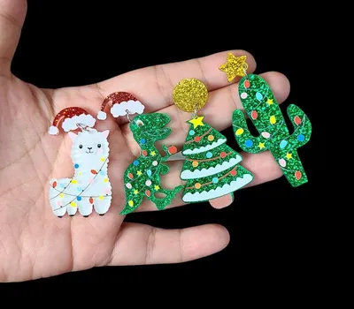 Christmas Stud Earrings Trendy Accessory
